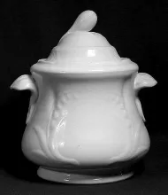 Lily of the Valley_James Edwards & Son_Sugar Bowl with Lid_Item_001