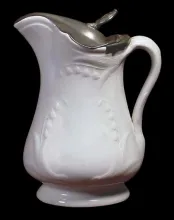 Lily of the Valley | James Edwards & Son | Syrup Pitcher with Metal Lid | Item | 001