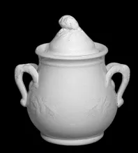 Moss Rose | Unspecified | Sugar Bowl with Lid | Item | 001