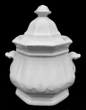 Niagara Shape (Scalloped Decagon)_Davenport (& Co.)_Sugar Bowl with Lid_Item_001