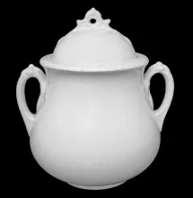 Nile (Daisy and Tulip) | Wedgwood & Co. | Sugar Bowl with Lid | Item | 001