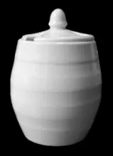 Plain | Unspecified | Mustard Pot Base and Lid | Item | 001