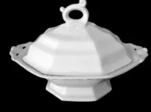 Pompei | Mellor, Venables, & Co. | Vegetable Tureen Base and Lid | Item | 004