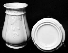 Potomac Shape | W. Baker & Co. | Brush Vase and Underplate | Item | 002