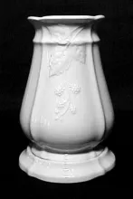 Potomac Shape_W. Baker & Co._Brush Vase and Underplate_Item_001