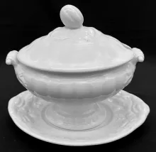 President Shape_John Edwards_Sauce or Soup Tureen Base, Lid, and Underplate_Item_003