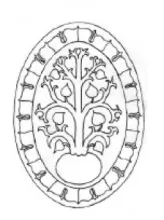 President Shape | John Edwards | Well and Tree Platter | ItemDrw | 001