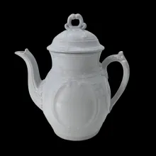 Quartered Scrolls | Unspecified | Teapot or Coffee Pot Base and Lid | Item | 003