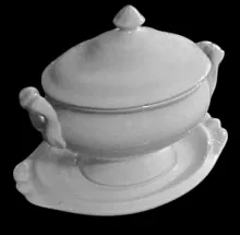 Roman | T. & R. Boote (& Co.) | Sauce or Soup Tureen Base, Lid, and Underplate | Item | 003