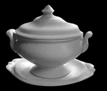 Roman | T. & R. Boote (& Co.) | Sauce or Soup Tureen Base, Lid, and Underplate | Item | 001