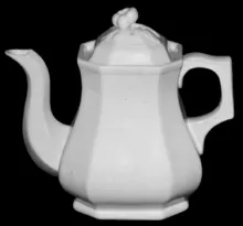 Square Flower | James Edwards & Son | Teapot or Coffee Pot Base and Lid | Item | 001