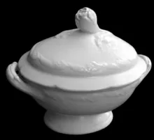 Twisted Ribbon | James Edwards & Son | Sauce or Soup Tureen Base and Lid | Item | 002