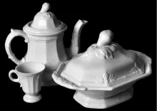 Union Shape (Fig) | Unspecified | Vegetable Tureen Base and Lid | Collection | 002