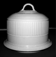 Unknown Tableware | Unspecified | Cheese Dish Dome and Underplate | Item | 004