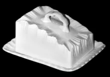 Unknown Tableware | Unspecified | Cheese Wedge Lid and Underplate | Item | 002