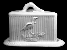 Unknown Tableware | Unspecified | Cheese Wedge Lid and Underplate | Item | 003