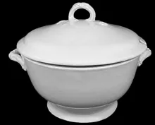 Unknown Tableware | W. Baker & Co. | Hot Toddy Bowl with Handles and Lid | Item | 001