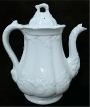 White Oak and Acorn_Holland & Green (Late Harvey)_Teapot or Coffee Pot Base and Lid_Item_001