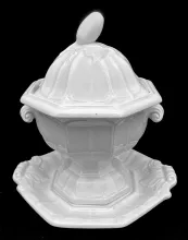 Wrapped Sydenham_Anthony Shaw_Sauce or Soup Tureen Base, Lid, and Underplate_Item_001