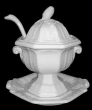 Wrapped Sydenham | Unspecified | Sauce or Soup Tureen Base, Lid, Underplate, and Ladle | Item | 001