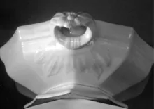 Gothic | James Edwards | Vegetable Tureen Base and Lid | Handle | 002