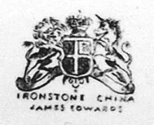 Gothic | James Edwards | Vegetable Tureen Base and Lid | Mark | 004